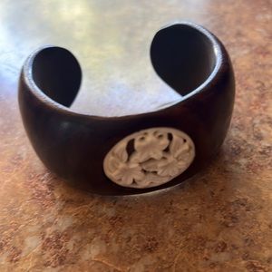 Wood and Ivory Bracelet